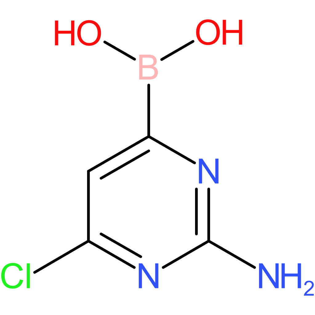 2-amino-6-chloropyrimidine-4-boronic acid