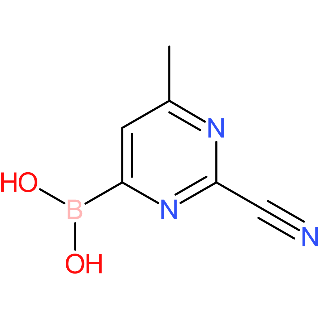 2-cyano-6-methylpyrimidine-4-boronic acid