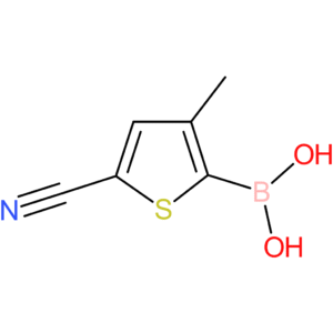 (5-cyano-3-methylthiophen-2-yl)boronic acid