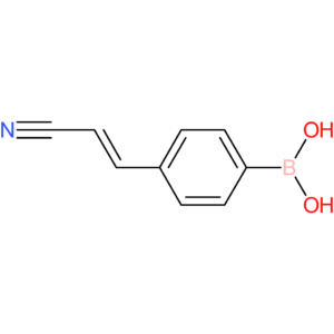 (E)-(4-(2-cyanovinyl)phenyl)boronic acid