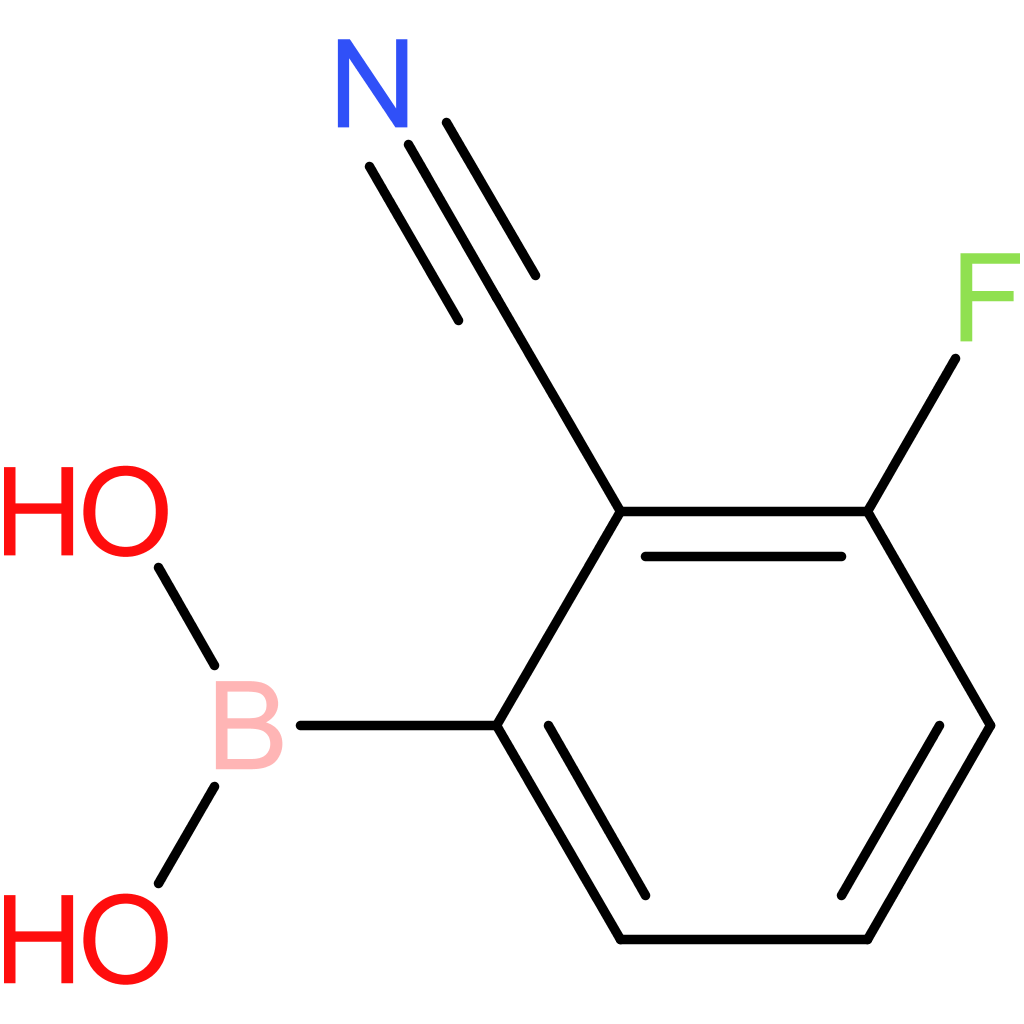 2-cyano-3-fluorophenylboronic acid