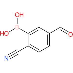 (2-cyano-5-formylphenyl)boronic acid