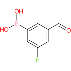 3-fluoro-5-formylphenylboronic acid