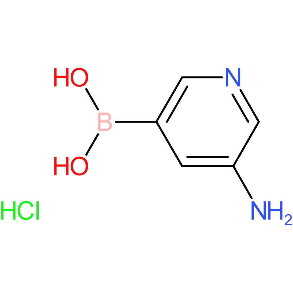 (5-aminopyridin-3-yl)boronic acid hydrochloride
