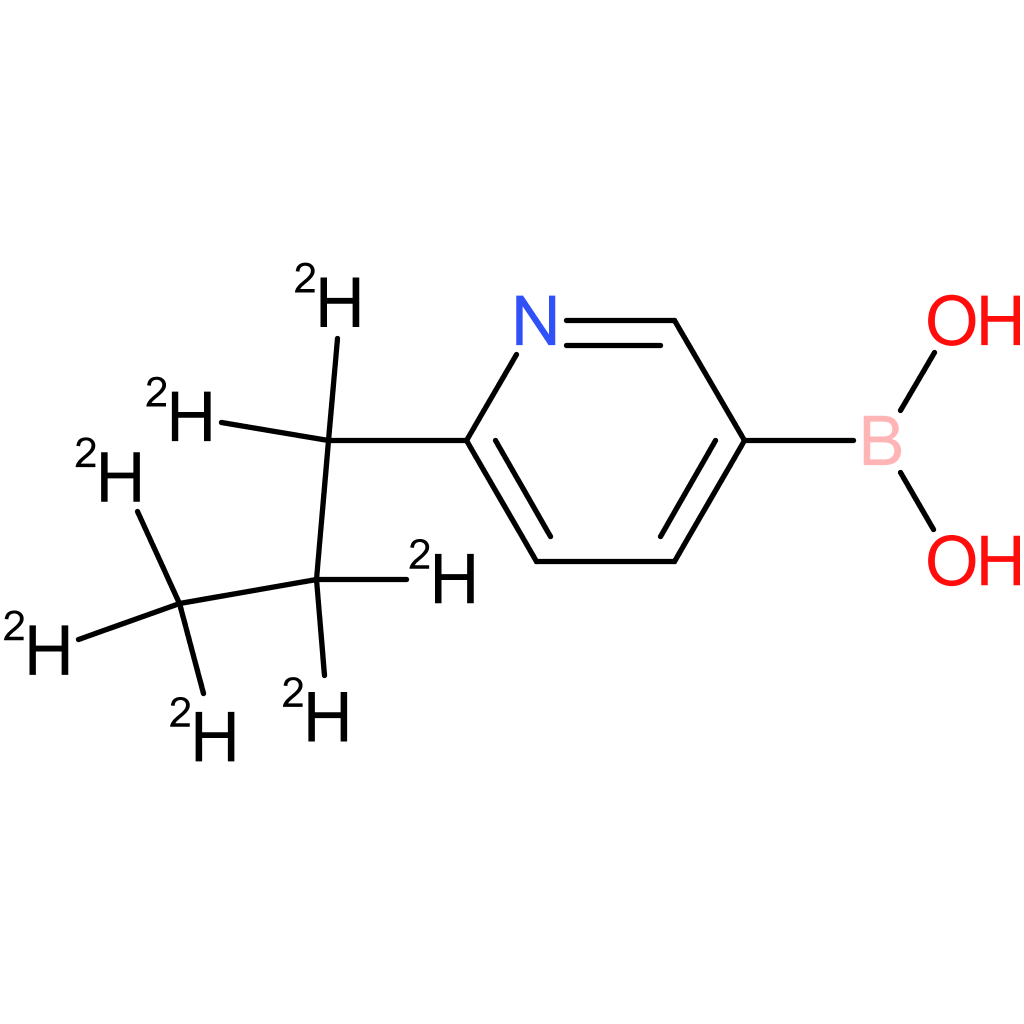 2-(n-propyl-d7)-pyridine-5-boronic acid