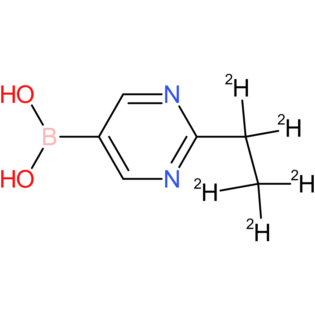 2-(ethyl-d5)-pyrimidine-5-boronic acid