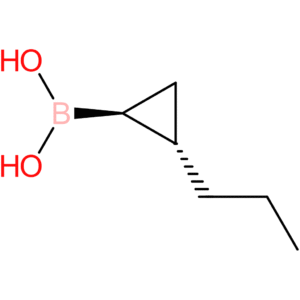 racemic, trans-1-propyl-cyclopropyl-2-boronic acid
