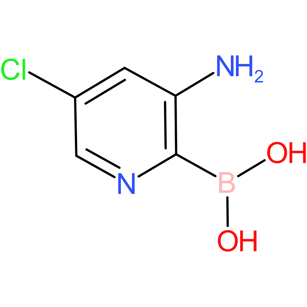 3-amino-5-chloropyridine-2-boronic acid