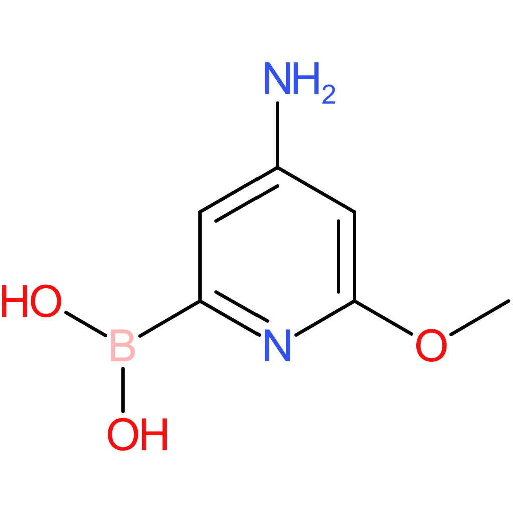 4-amino-6-methoxypyridin-2-ylboronic acid