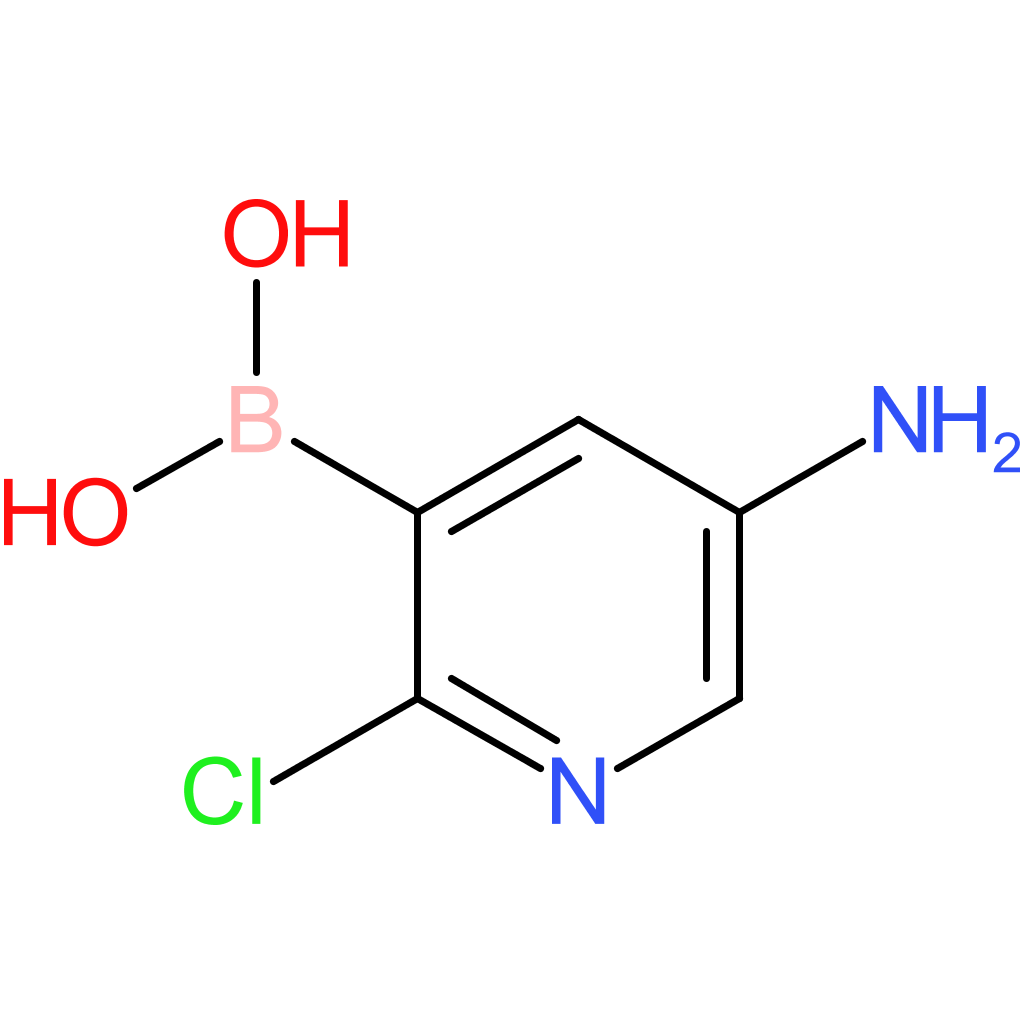 5-amino-2-chloropyridin-3-ylboronic acid