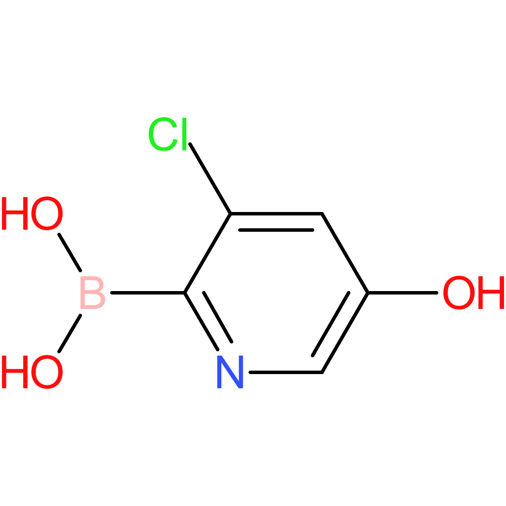 (3-chloro-5-hydroxypyridin-2-yl)boronic acid