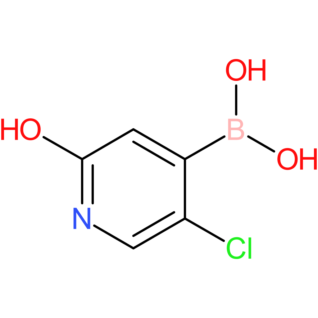 5-chloro-2-hydroxypyridine-4-boronic acid