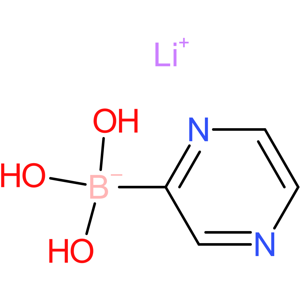 lithium(1+) ion trihydroxy(pyrazin-2-yl)boranuide