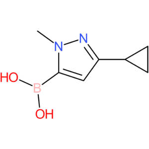 1-methyl-3-cyclopropyl-1h-pyrazolE-5-boronic acid
