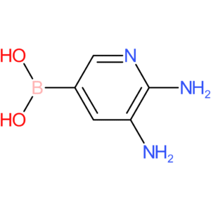 (5,6-diaminopyridin-3-yl)boronic acid