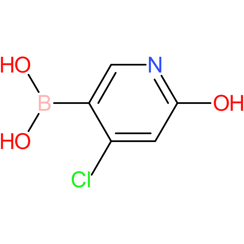 (4-chloro-6-hydroxypyridin-3-yl)boronic acid