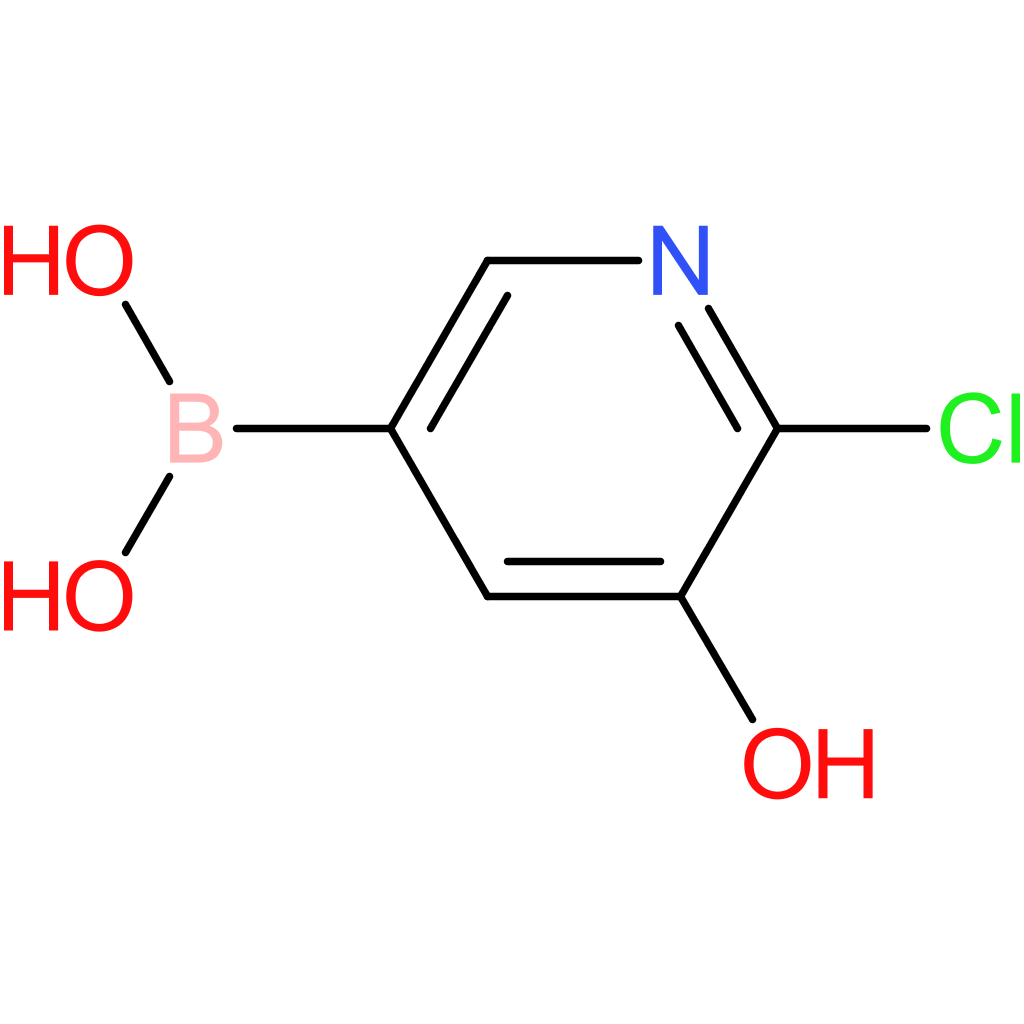(6-chloro-5-hydroxypyridin-3-yl)boronic acid