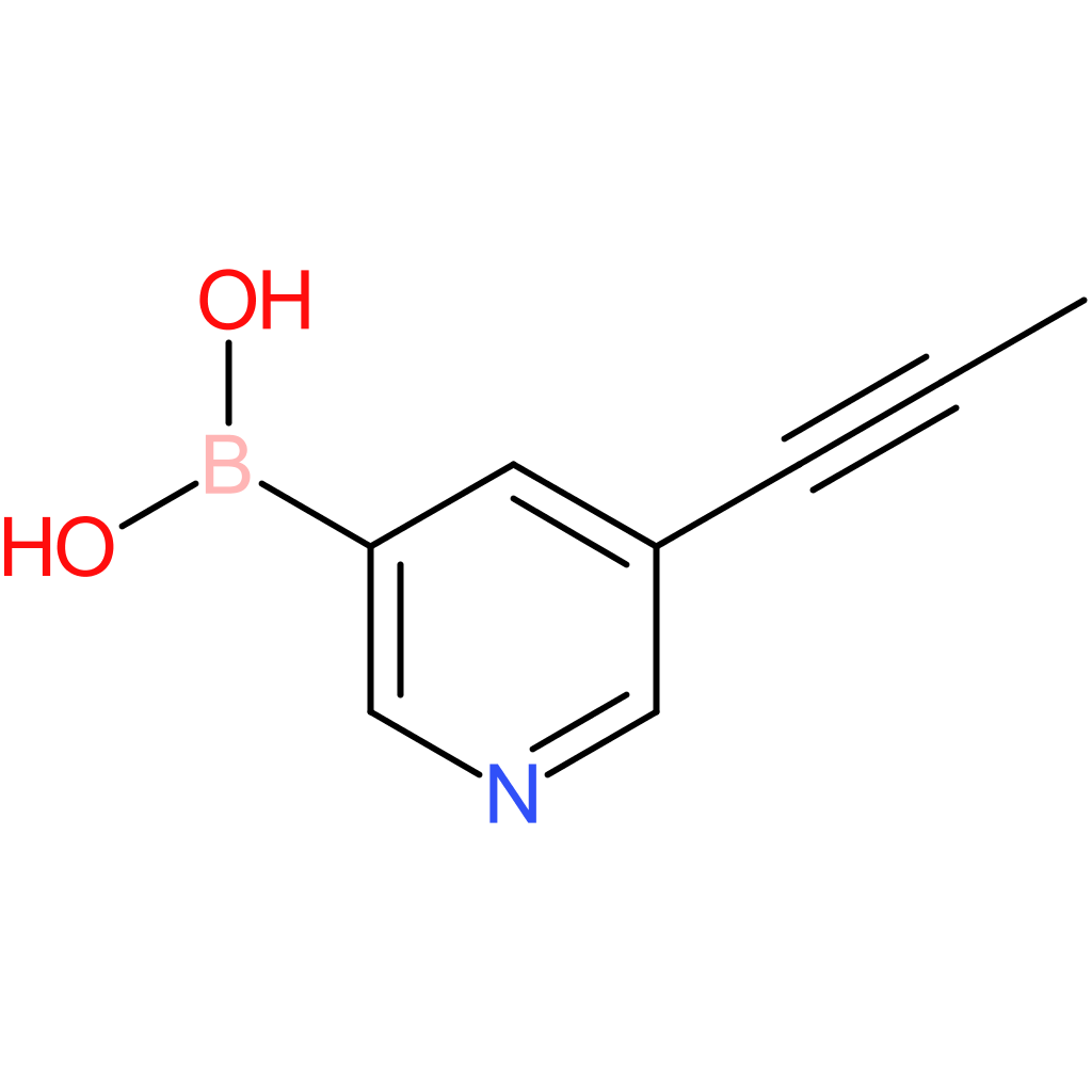 5-(prop-1-ynyl)pyridin-3-ylboronic acid