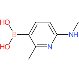 [2-methyl-6-(methylamino)pyridin-3-yl]boronic acid