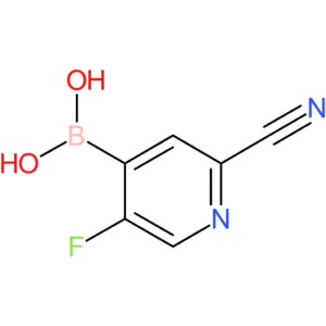 (2-cyano-5-fluoropyridin-4-yl)boronic acid
