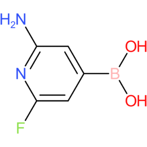 (2-amino-6-fluoropyridin-4-yl)boronic acid