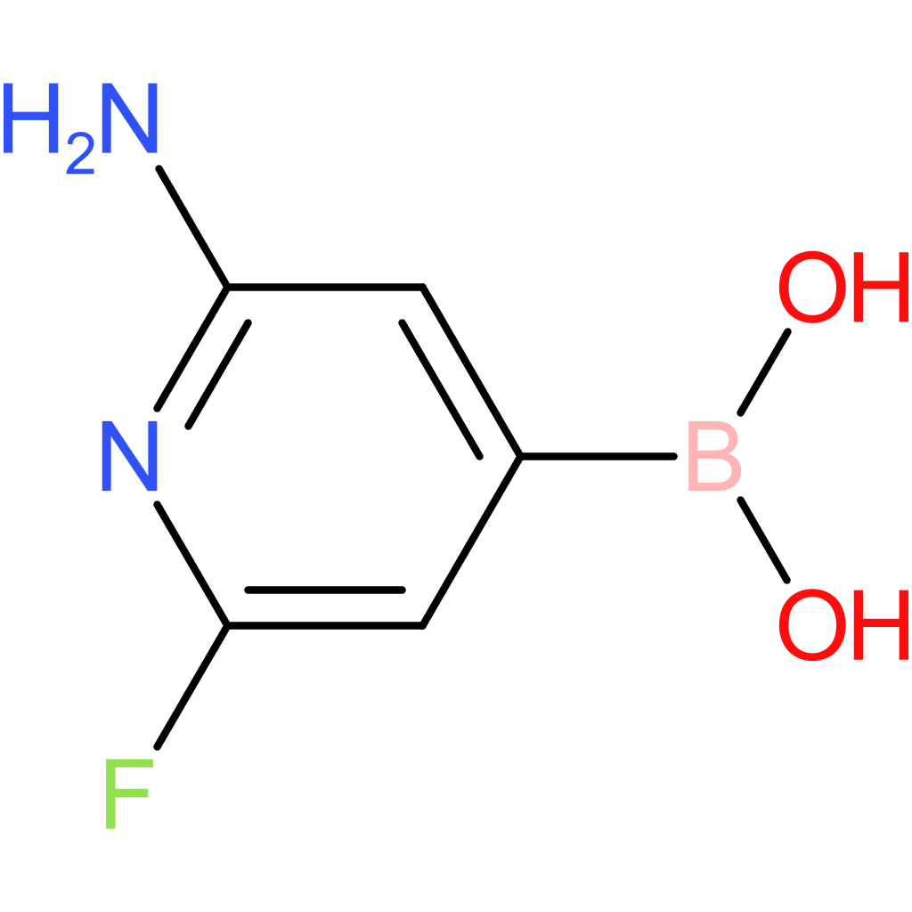 (2-amino-6-fluoropyridin-4-yl)boronic acid