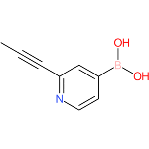 2-(prop-1-ynyl)pyridin-4-ylboronic acid