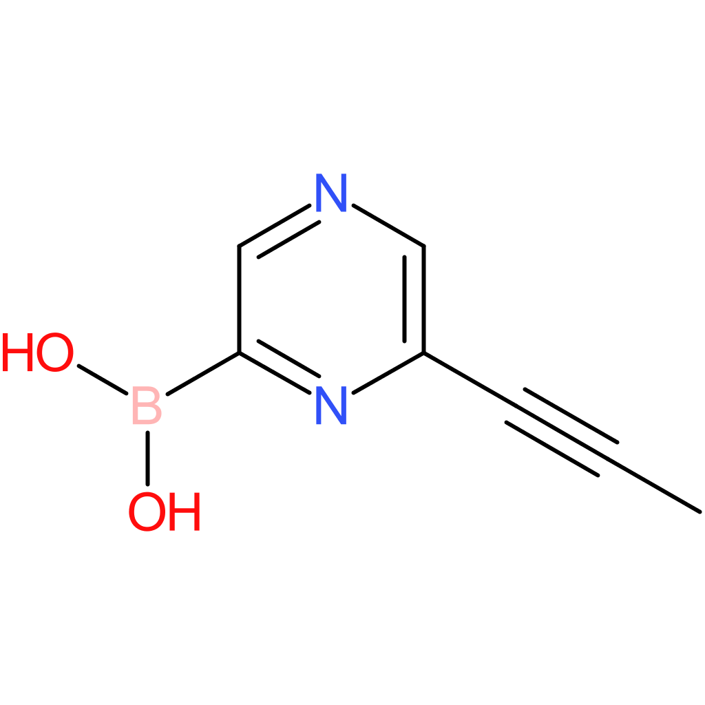 6-(prop-1-ynyl)pyrazin-2-ylboronic acid