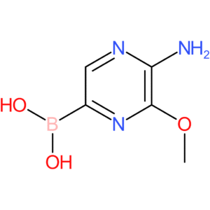 (5-amino-6-methoxypyrazin-2-yl)boronic acid
