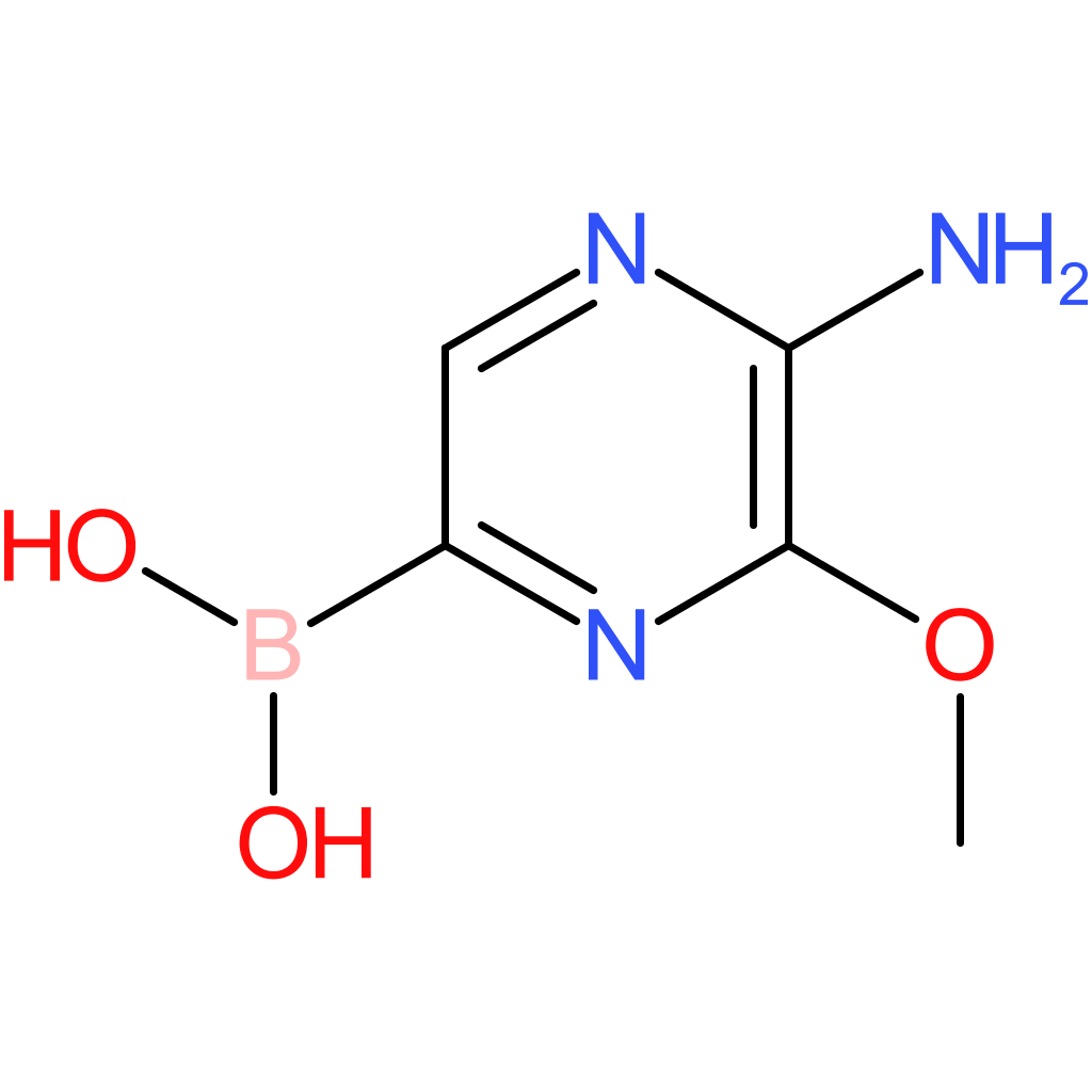 (5-amino-6-methoxypyrazin-2-yl)boronic acid