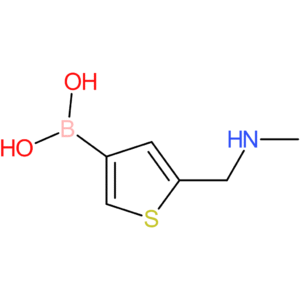 5-((methylamino)methyl)thiophen-3-ylboronic acid
