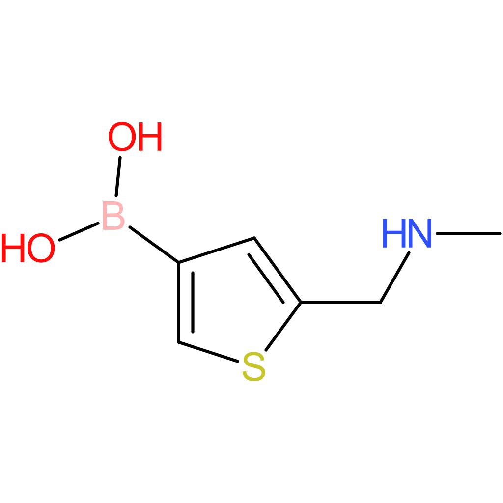 5-((methylamino)methyl)thiophen-3-ylboronic acid