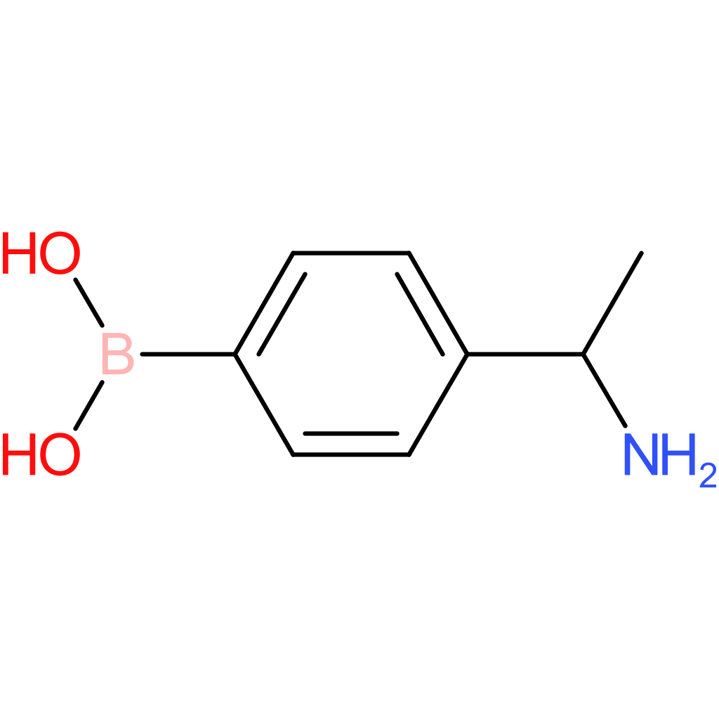 (4-(1-aminoethyl)phenyl)boronic acid