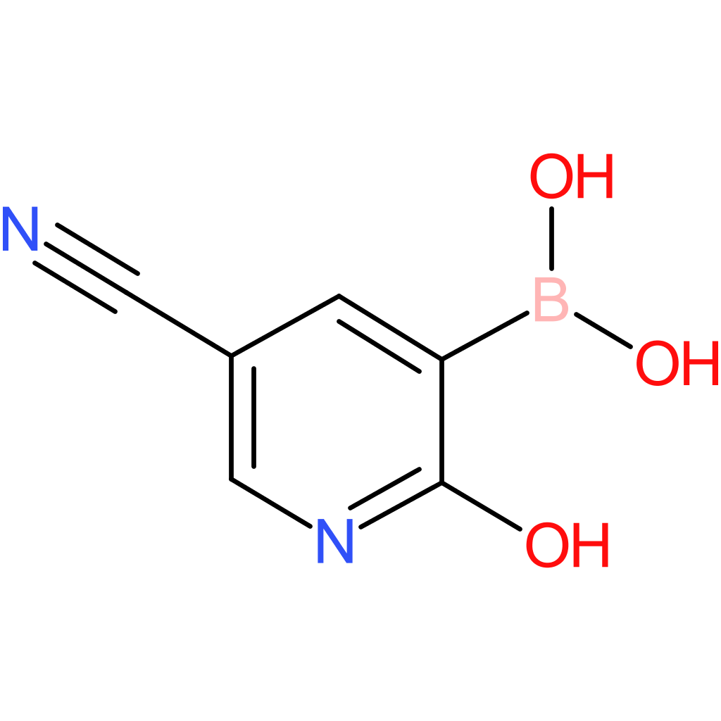 5-cyano-2-hydroxypyridin-3-ylboronic acid