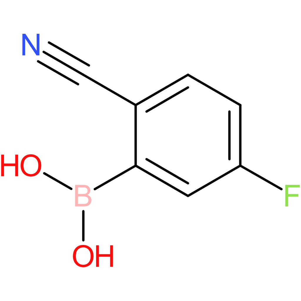 2-cyano-5-fluorophenylboronic acid