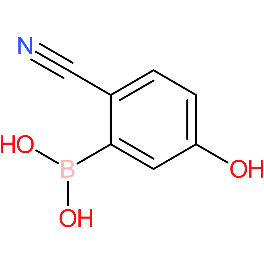 (2-cyano-5-hydroxyphenyl)boronic acid