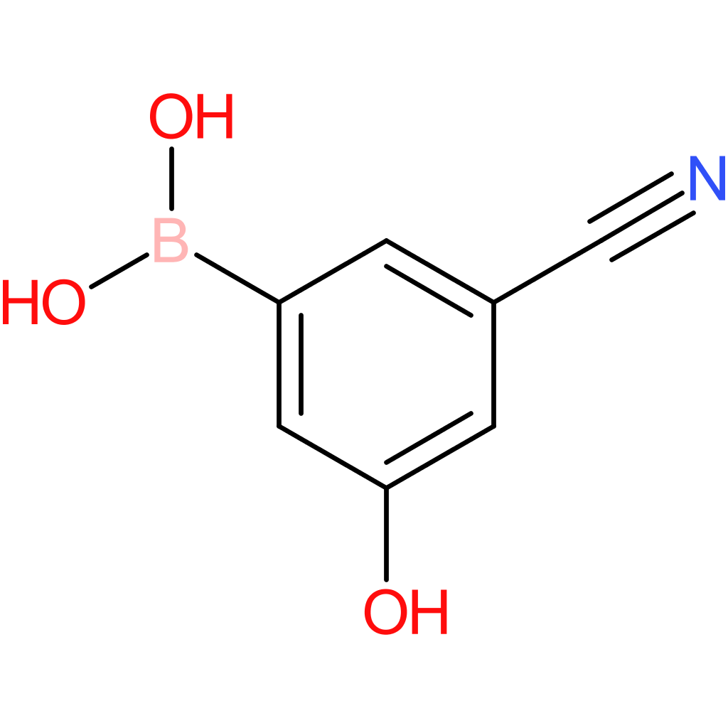 (3-cyano-5-hydroxyphenyl)boronic acid