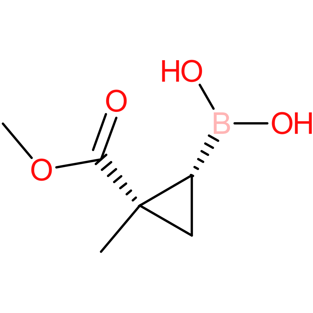 cyclopropanecarboxylic acid, 2-borono-1-methyl-, 1-methyl ester, (1s,2r)-