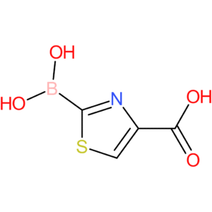 4-thiazolecarboxylic acid, 2-borono-