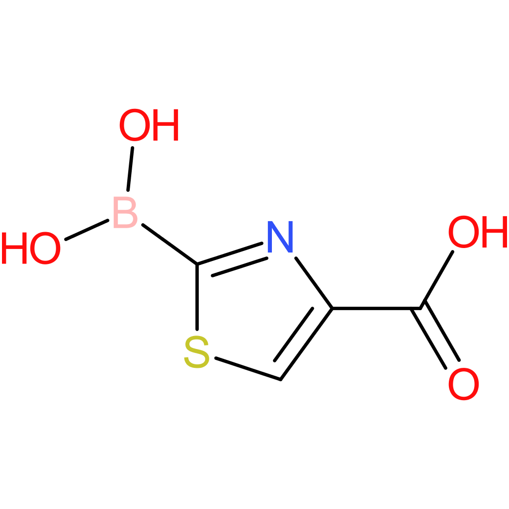 4-thiazolecarboxylic acid, 2-borono-