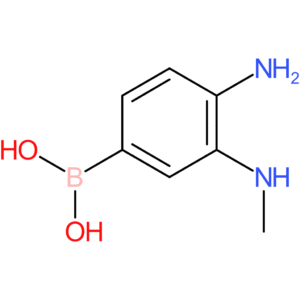 [4-amino-3-(methylamino)phenyl]boronic acid