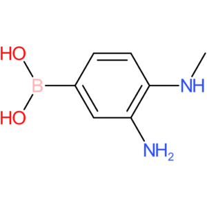 [3-amino-4-(methylamino)phenyl]boronic acid
