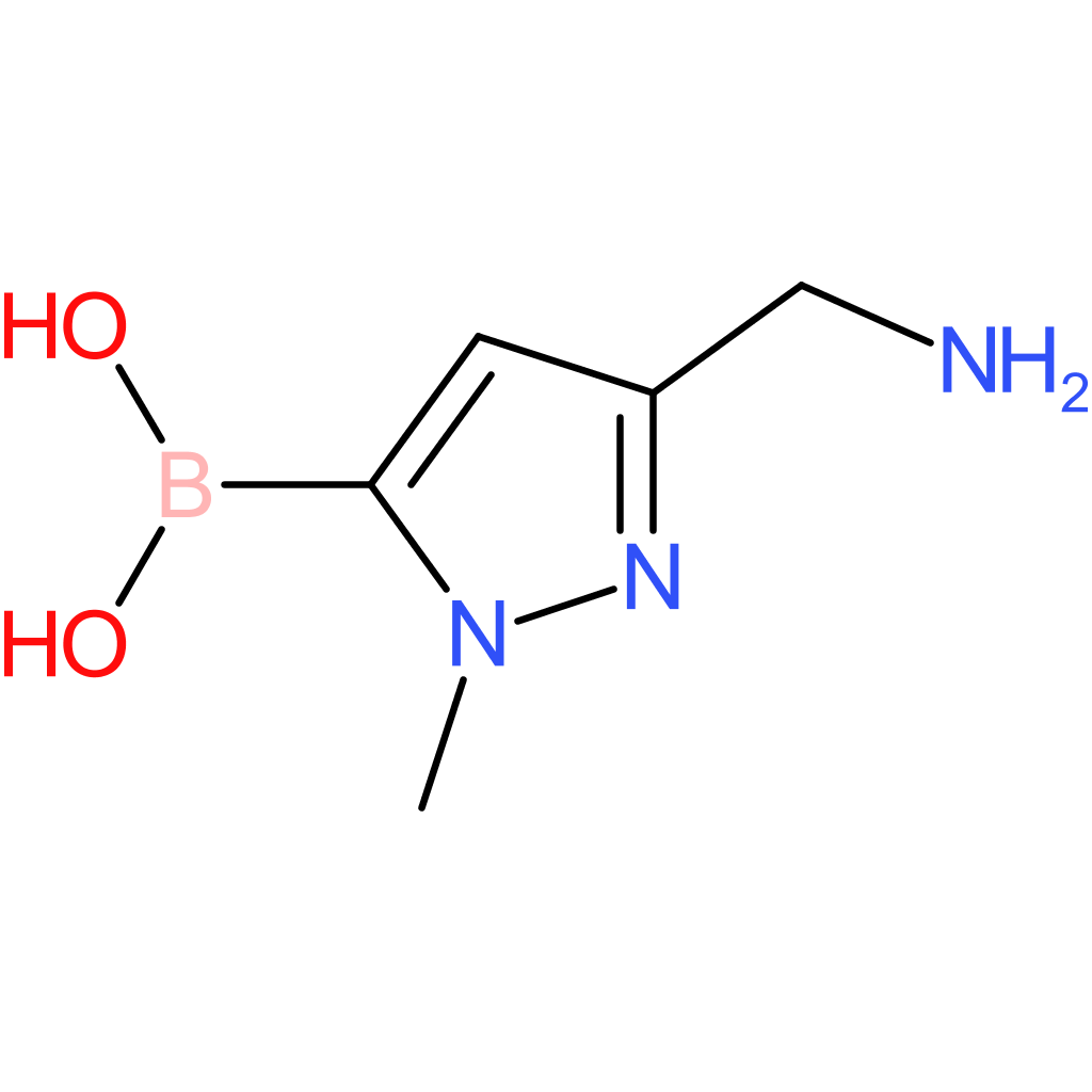 [3-(aminomethyl)-1-methyl-1h-pyrazol-5-yl]boronic acid