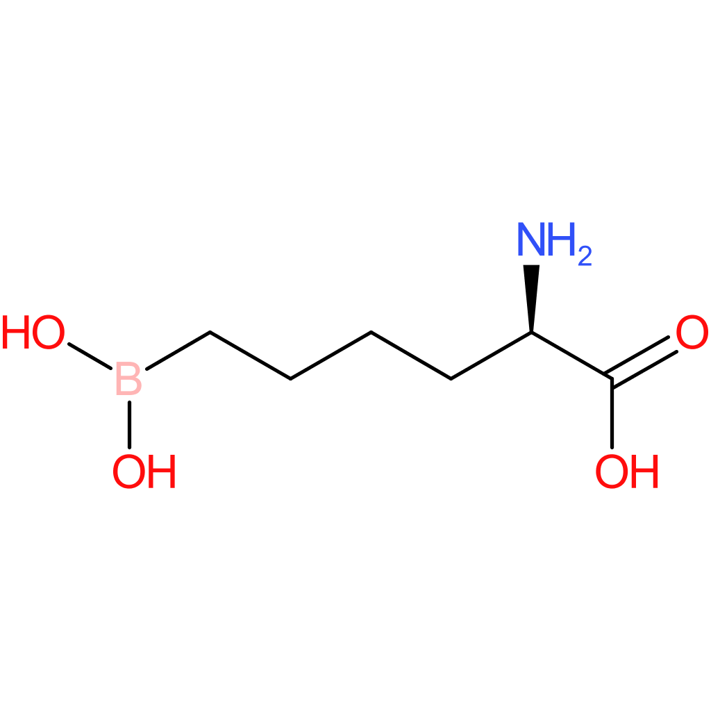 (r)-2-amino-6-boronohexanoic acid