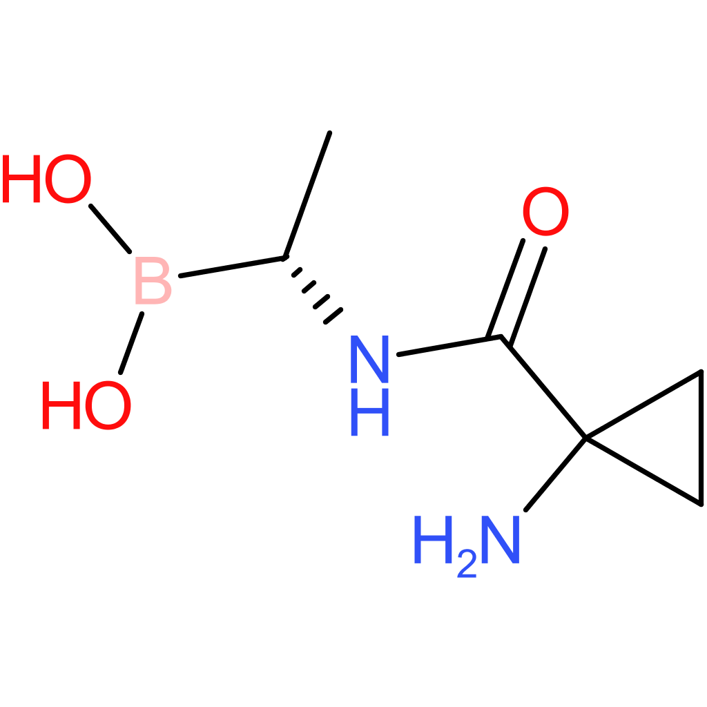 (r)-(1-(1-aminocyclopropanecarboxamido)ethyl)boronic acid