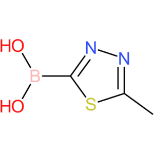 (5-methyl-1,3,4-thiadiazol-2-yl)boronic acid