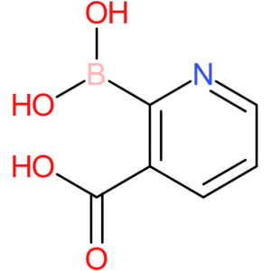 2-(dihydroxyboranyl)pyridine-3-carboxylic acid