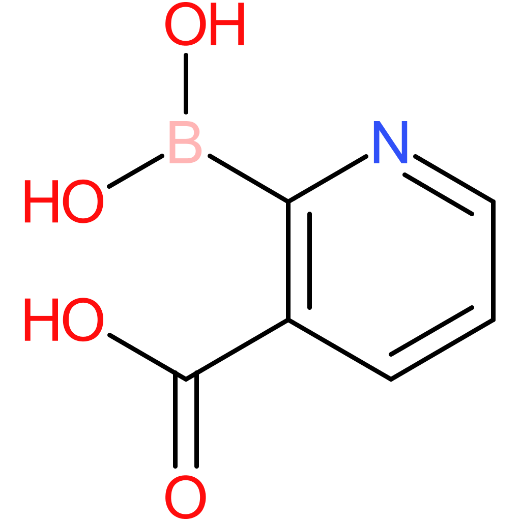 2-(dihydroxyboranyl)pyridine-3-carboxylic acid