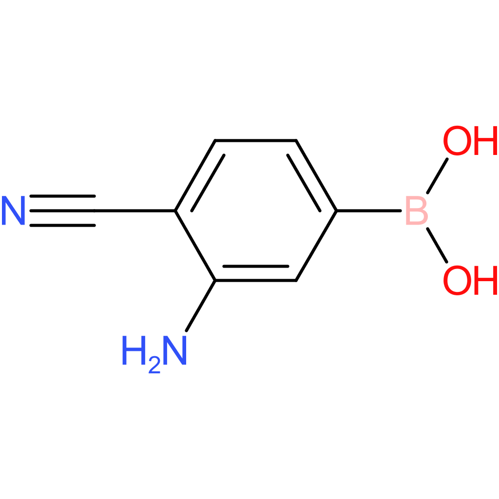 (3-amino-4-cyanophenyl)boronic acid