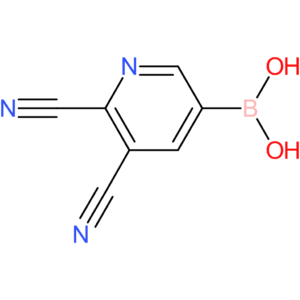 (5,6-dicyanopyridin-3-yl)boronic acid